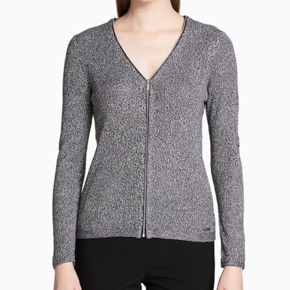 calvin klein zipper sweater